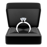 Black Fancy Ring Box