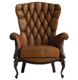 Brown Leather Chair